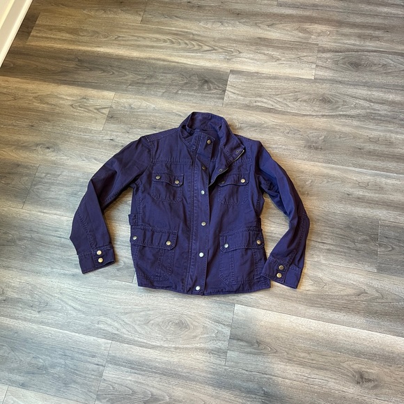 Kut from the Kloth Utility Jacket Large Purple - Picture 7 of 9